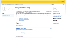 Tablet Screenshot of henrynewberry.com